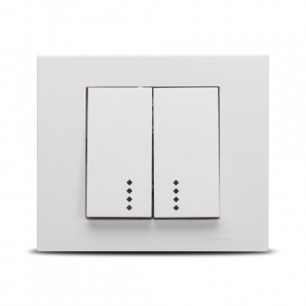 Comutator 10A alb Grano - OVIVO | 400-010200-203