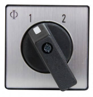 Comutator alternativ de panou 1-2 cu cheie 2p 10A