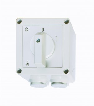 Comutator capsulat 0-1 25A 1p