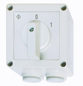 Comutator capsulat 0-1 25A 3p