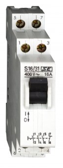 Comutator de comanda modular, 0-1, 3ND + 1NI, 16A