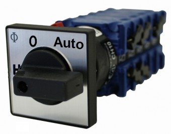 Comutator de selectie Hand-0-Auto de panou 20A 2p
