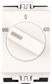 Comutator HAND-0-AUTO, fixare pe sina 1p, 10A