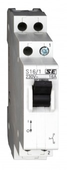 Comutator modular 0-1, 1NO, 16A