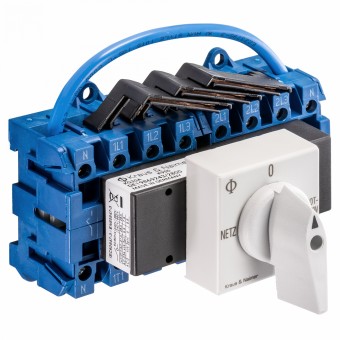 Comutator modular 4-poli, 25A, Netz-0-Notstrom