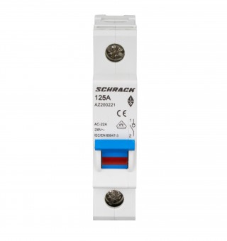 Comutator principal modular 125A, 1-pol