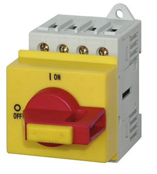 Comutator pt oprire de urgenta, modular, 4 poli, 20A, 7,5kW