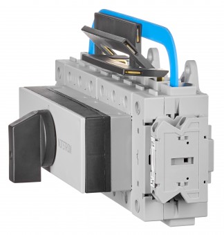 Comutator R-0-G, 4P, 100A, Modular, IP40, cont. aux. inc