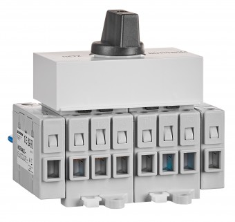 Comutator R-0-G, 4P, 20A, Modular, IP40