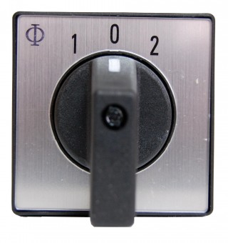Comutator selectie cu revenire 1-0-2 20A 1p