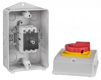 Comutator Urgenta pentru Reparatii, 3P,32A,IP65, blocabil