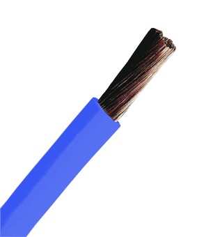 Conductor flexibil cu izolatie din PVC H07V-K 25mm² albastru