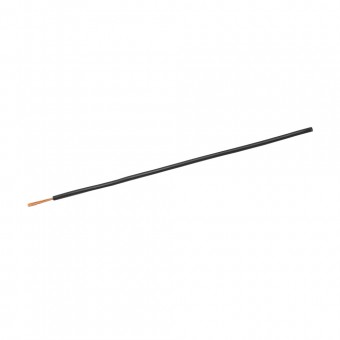 Conductor flexibil cupru, MYF 1.5 mm², negru – colac