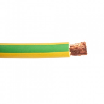 Conductor flexibil cupru, MYF 16 mm², verde-galben – tambur