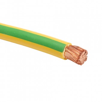Conductor flexibil cupru, MYF 50 mm², verde-galben – tambur
