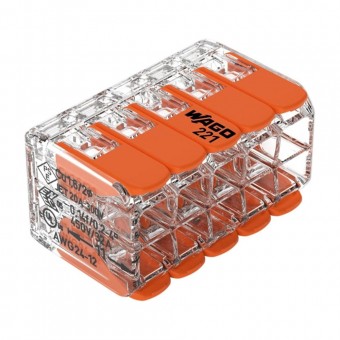 Conector îmbinare 10 conductoare FY/MYF 0,2-4 mm² – WAGO | 221-420