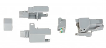 Conector UTP RJ45G Cat.6a instalare pe site