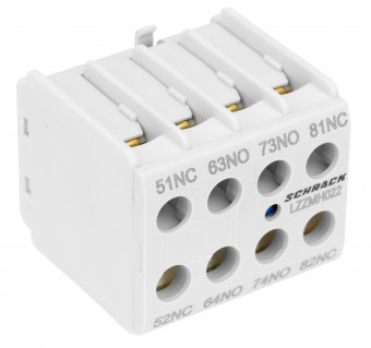 Contact auxiliar frontal pentru CUBICO Mini, 2ND+2NI