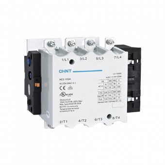 Contactor 115A 3P 230V AC 1NC+1NO, Chint
