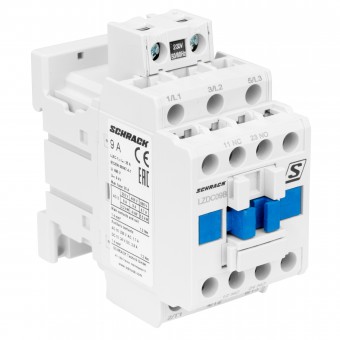 Contactor 3 poli, CUBICO Clasic, 4kW, 9A, 1ND+1NI, 230Vc.a.