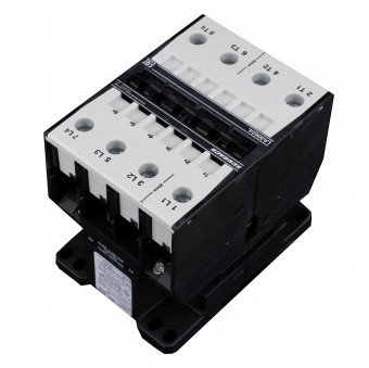 Contactor, 30kW, 62A AC3, 120A AC1, 4-pole, 230VAC