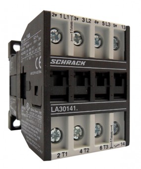 Contactor 3pole, 5,5kW, AC3, 14A, 48VAC + 1NO built in