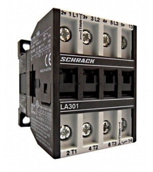 Contactor 3poli, 4kW, AC3, 10A, 230VAC + 1NO inclus