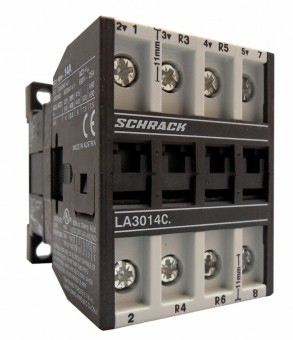 Contactor 4poli, 5,5kW/14A AC3, 2ND+2NI, 230VAC