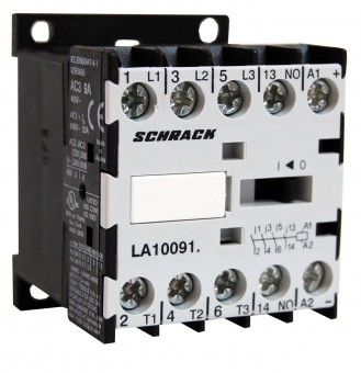 Contactor aux. miniatura 3pol/1ND-24VDC 20A+deparazitare