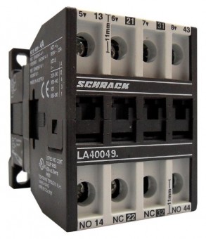 Contactor auxiliar, 4A AC15, 24 VDC, 2ND+2NI