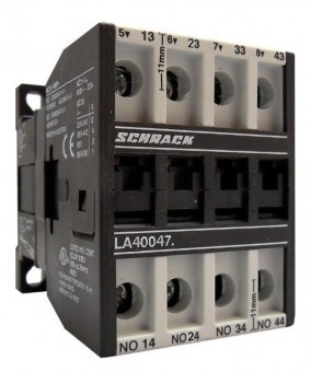 Contactor auxiliar, 4A AC15, 24 VDC, 4ND