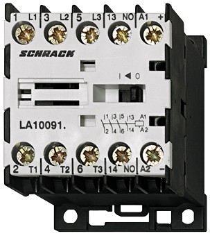 Contactor auxiliar miniatura 3pol/1ND-230VAC 10A