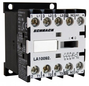 Contactor auxiliar miniatura 3poli /1NI-230VAC 10A