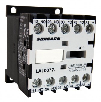 Contactor auxiliar miniatura 4ND/24VDC 10A