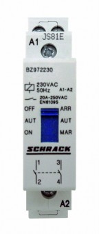 Contactor de preselectie 20A, 2ND, 230 VAC