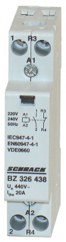 Contactor modular 1UH, 20A, 1ND+1NI, 230VAC