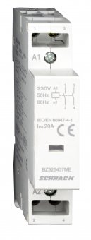 Contactor modular (1UH) 20A, 2ND, 230Vca, seria AMPARO