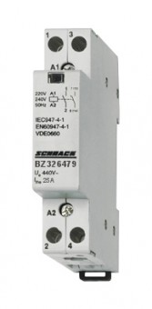 Contactor modular 25A 1ND+1NI 230V AC