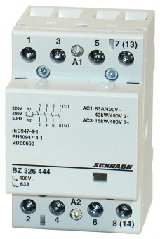 Contactor modular 3UH, 63A, 4ND, 230VAC
