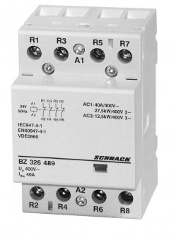 Contactor modular 40A 4NI 24VAC 3UH