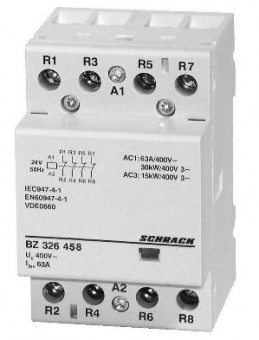 Contactor modular 63A 4NI 24Vac, 3UH (module)