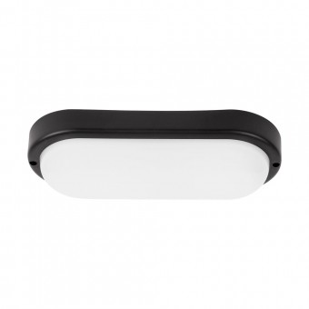 Corp BAT LED Colt Rotund Negru IP65 12W 6400K Dispersor Opal - NOVELITE