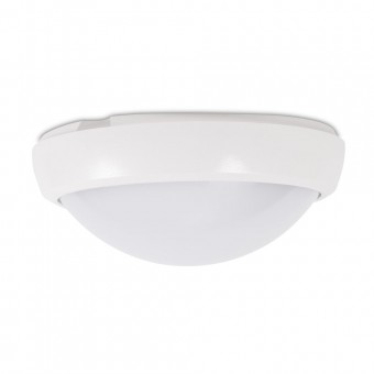Corp BAT LED cu Senzor si Kit EM Rotund Alb IP65 18W 6400K Dispersor Opal - NOVELITE