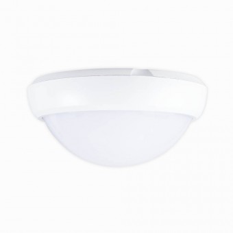 Corp BAT LED Rotund mare Alb IP65 12W 6400K Dispersor Opal - NOVELITE