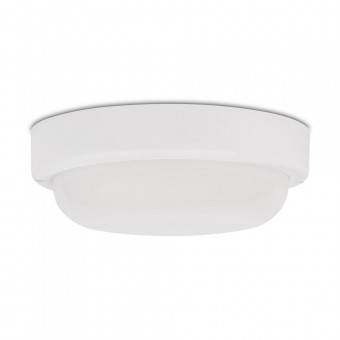 Corp BAT LED Rotund mic Alb IP65 12W 6400K Dispersor Opal - NOVELITE