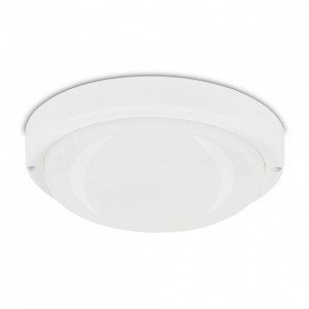 Corp BAT LED Rotund mic Alb IP65 18W 4000K Dispersor Opal - NOVELITE