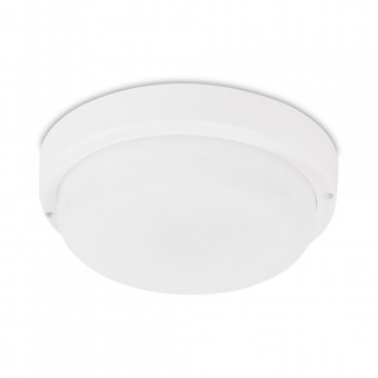 Corp BAT LED Rotund mic Alb IP65 18W 6400K Dispersor Opal - NOVELITE