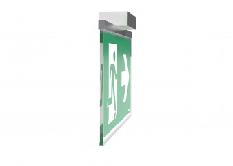 Corp de iluminat de urgenta AG aspect inox, aparent