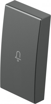 Cover with doorbell icon 1M, anthracite