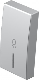 Cover with lens and light icon 1M, silver